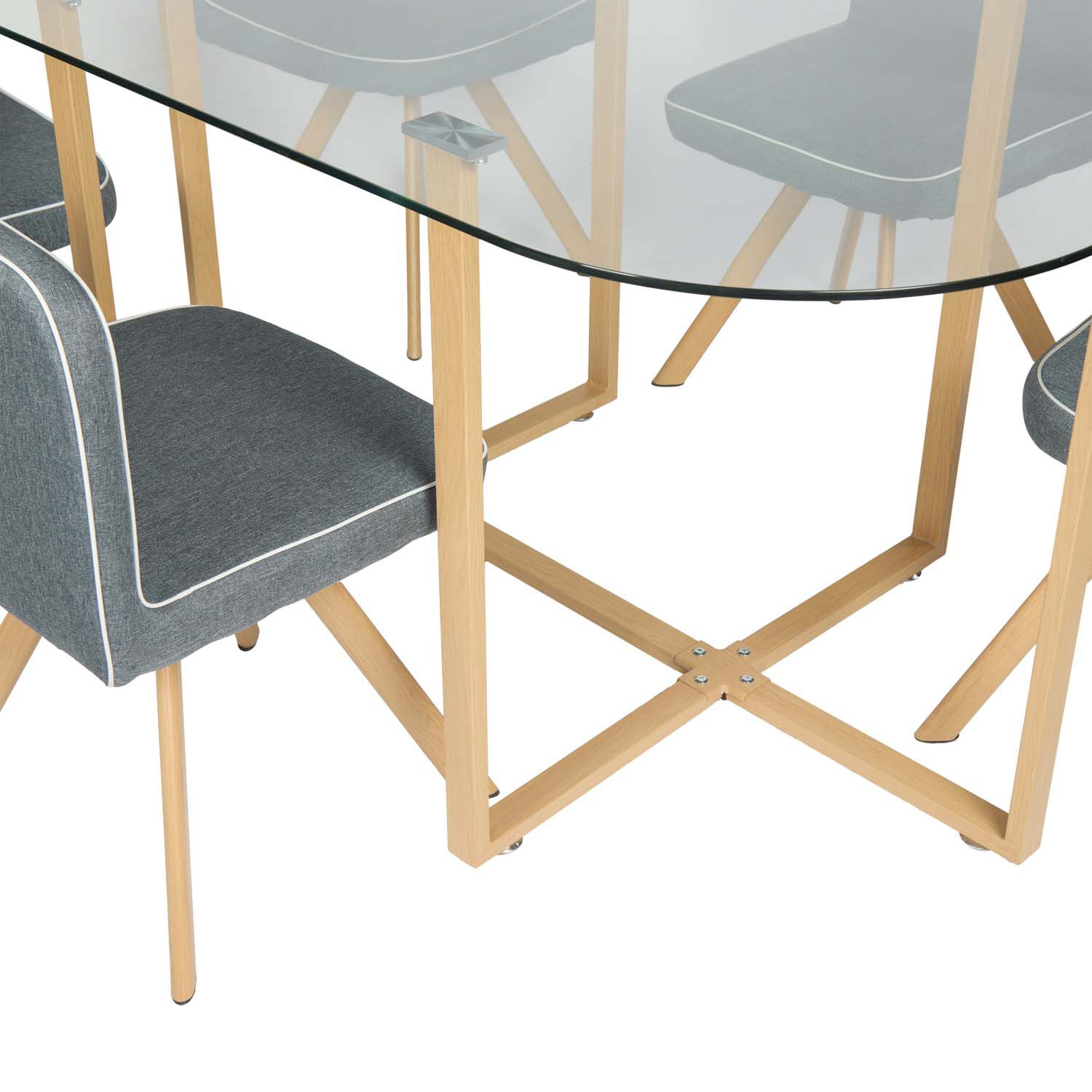 Juego De Comedor Casaideal Pizza / 6 Sillas image number 5.0